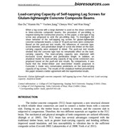 Load-carrying capacity of self-tapping lag screws for glulam-lightweight concrete composite beams