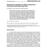 Performance evaluation of a wood treatment for connections with dowel-type bolts