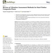 Review of Vibration Assessment Methods for Steel-Timber Composite Floors