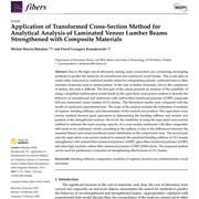 Application of Transformed Cross-Section Method for Analytical Analysis of Laminated Veneer Lumber Beams Strengthened with Composite Materials