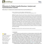 Elements of a Timber Lamella Structure: Analysis and Systematization of Joints