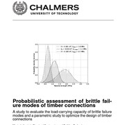 Probabilistic assessment of brittle failure modes of timber connections