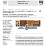 Moisture- and mould-resistance: modelling of edge-sealed cross-laminated timber using multi-modal assessment leveraged by X-ray computed tomography
