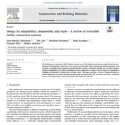 Design for adaptability, disassembly and reuse – A review of reversible timber connection systems