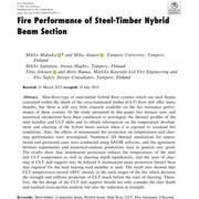 Fire Performance of Steel-Timber Hybrid Beam Section