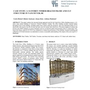 Case Study: A 10-Storey Timber Braced Frame and CLT Structure in Vancouver, BC