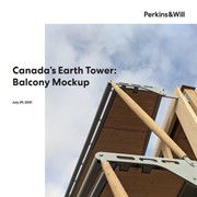 Canada's Earth Tower: Balcony Mockup