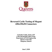 Reversed Cyclic Testing on Megant 430X150X50 Connectors
