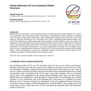 Seismic Behaviour of Cross-Laminated Timber Structures