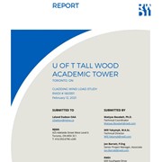 U of T Tall Wood Academic Tower - Cladding Wind Load Study
