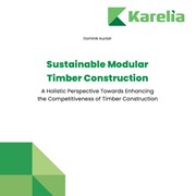 Sustainable Modular Timber Construction: A Holistic Perspective Towards Enhancing the Competitiveness of Timber Construction