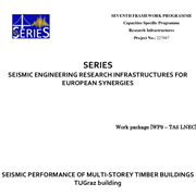 Seismic Performance of Multi-Storey Timber Buildings: TUGraz Building