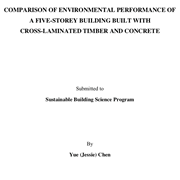 Comparison of Environmental Performance of a Five-Storey Building Built with Cross-Laminated Timber and Concrete