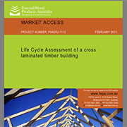 Life Cycle Assessment of a Cross Laminated Timber Building