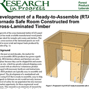 Development of a Ready-To-Assemble (RTA) Tornado Safe Room Constructed from Cross-Laminated Timber