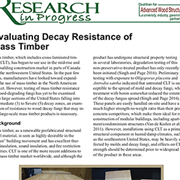 Evaluating Decay Resistance of Mass Timber