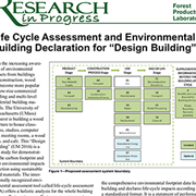 Life Cycle Assessment and Environmental Building Declaration for "Design Building"