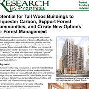 Potential for Tall Wood Buildings to Sequester Carbon, Support Forest Communities, and Create New Options for Forest Management