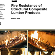 Cover image of Fire Resistance of Structural Composite Lumber Products