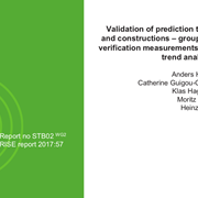 Cover image of Validation of Prediction Tools and Constructions – Grouping, Verification Measurements and Trend Analysis