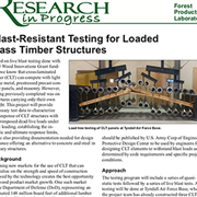 Cover image of Blast-Resistant Testing for Loaded Mass Timber Structures
