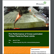 Fire Performance of Cross-Laminated Timber Panel-to-Panel Joints